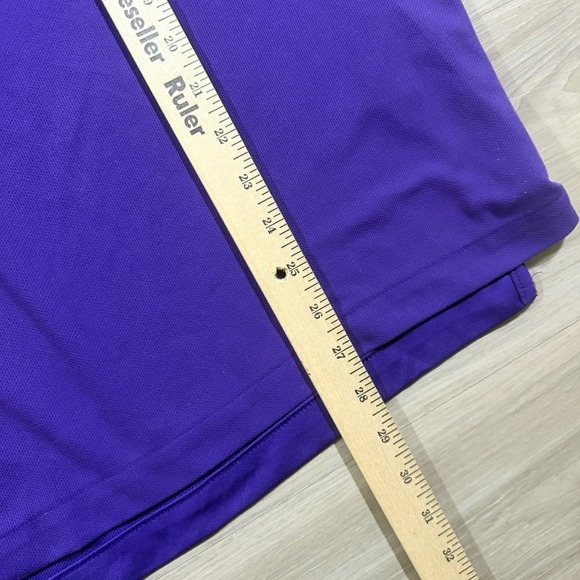 Nike Dri-fit Super Bowl LII Size XL Polo Shirt‎ NFL Purple Stretch - Picture 6 of 6